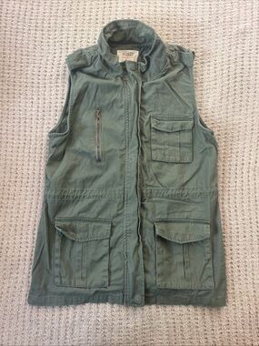 Ashley By 26 International Olive Utility Vest